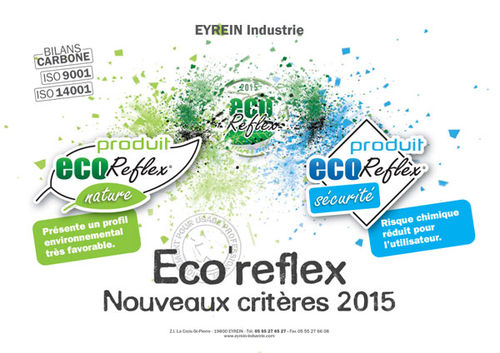 Eco reflex : les nouveaux critères 2015